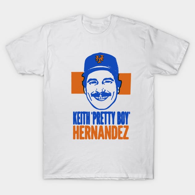 Keith 'Pretty Boy' Hernandez - Vintage Stamp Design T-Shirt by sombreroinc